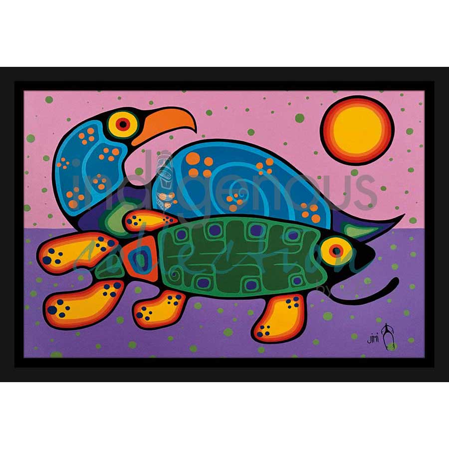 Together by artist Jim Oskineegish - Ojibway. Indigenous Collection