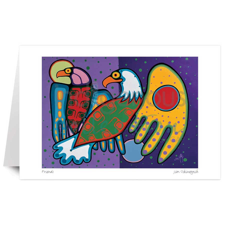 Friends by artist Jim Oskineegish