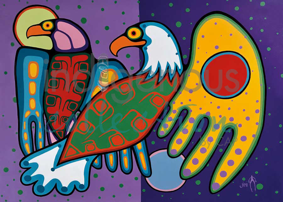 Friends by artist Jim Oskineegish