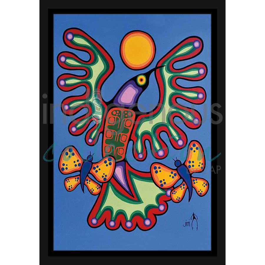 Pure Freedom by artist Jim Oskineegish - Ojibway. Indigenous Collection