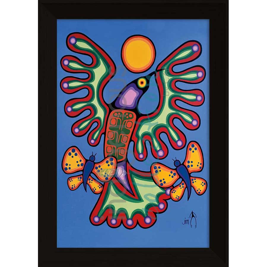Pure Freedom by artist Jim Oskineegish - Ojibway. Indigenous Collection