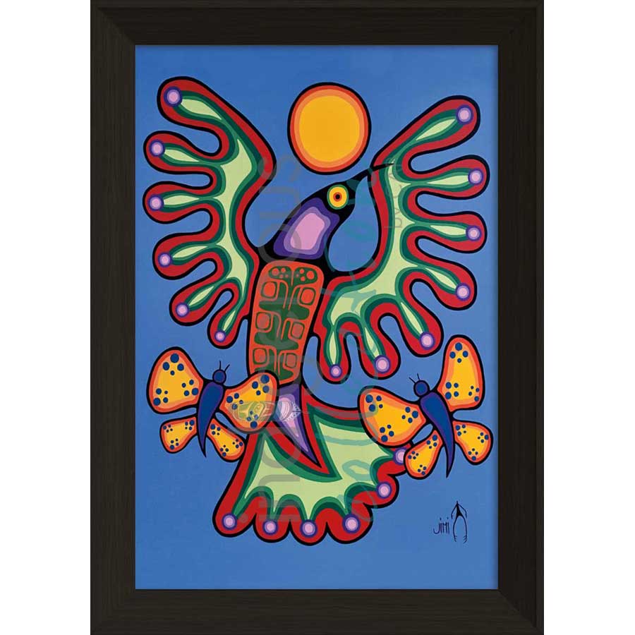 Pure Freedom by artist Jim Oskineegish - Ojibway. Indigenous Collection