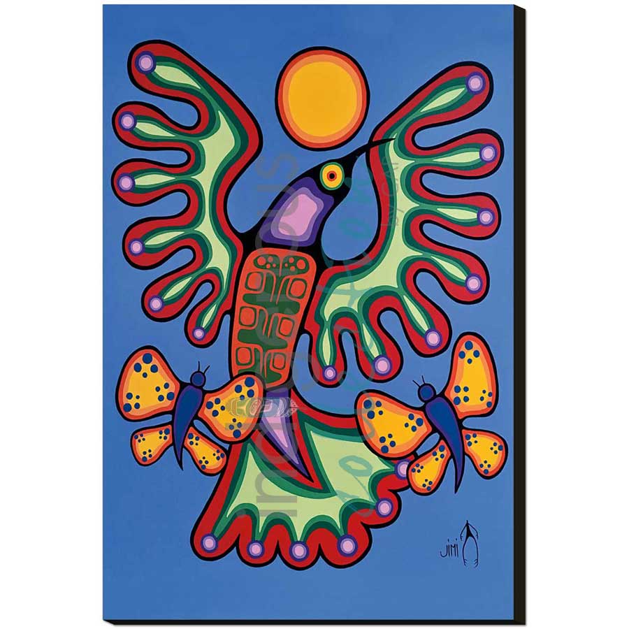 Pure Freedom by artist Jim Oskineegish - Ojibway. Indigenous Collection