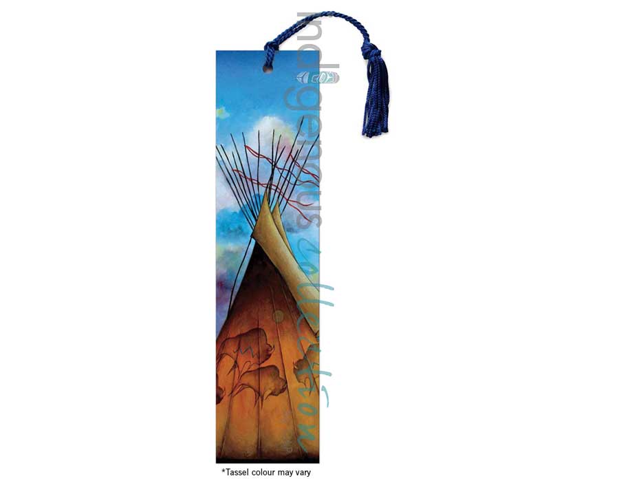 Thunder Rolls Bookmark by artist Micqaela Jones
