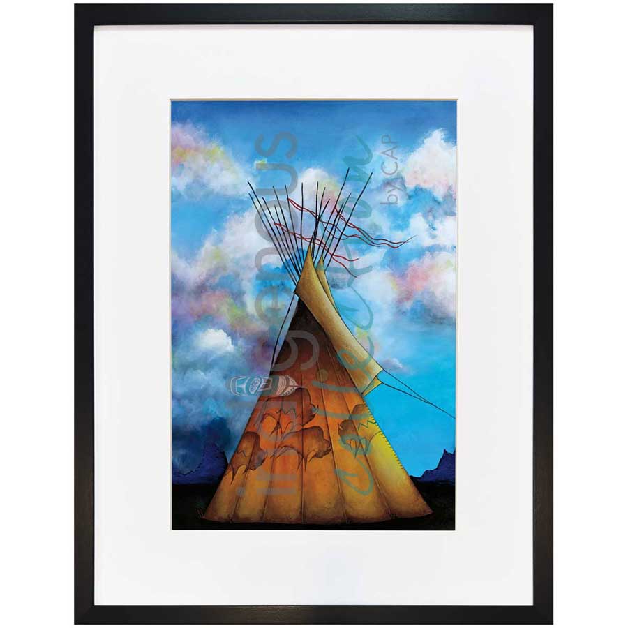 Thunder Rolls by artist Micqaela Jones - Te-Moak. Indigenous Collection
