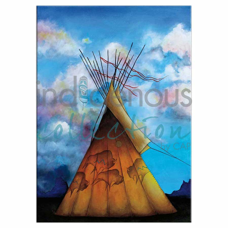 Thunder Rolls Magnets by artist Micqaela Jones