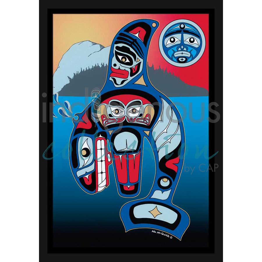 Kakaw'in by artist Na Na Quish - Nuu-chah-nulth . Indigenous Collection