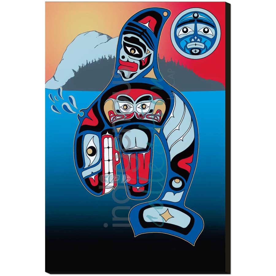 Kakaw'in by artist Na Na Quish - Nuu-chah-nulth . Indigenous Collection