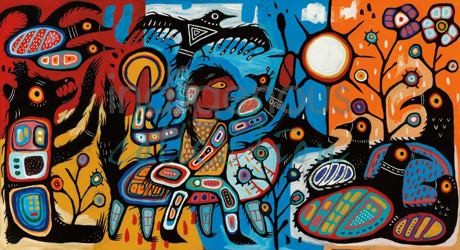 Waynaboozhoo''s Return' by artist Joshua Pawis-Steckley