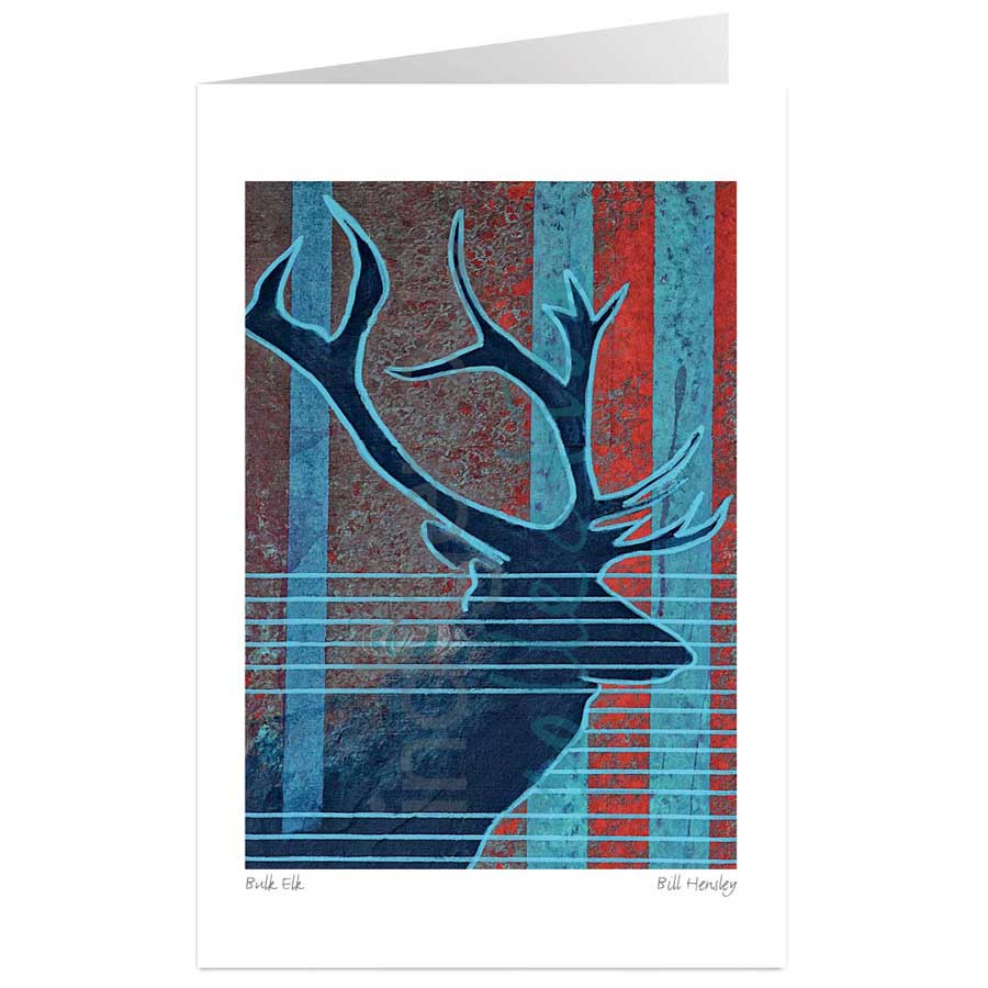Bulk Elk by artist Bill Hensley