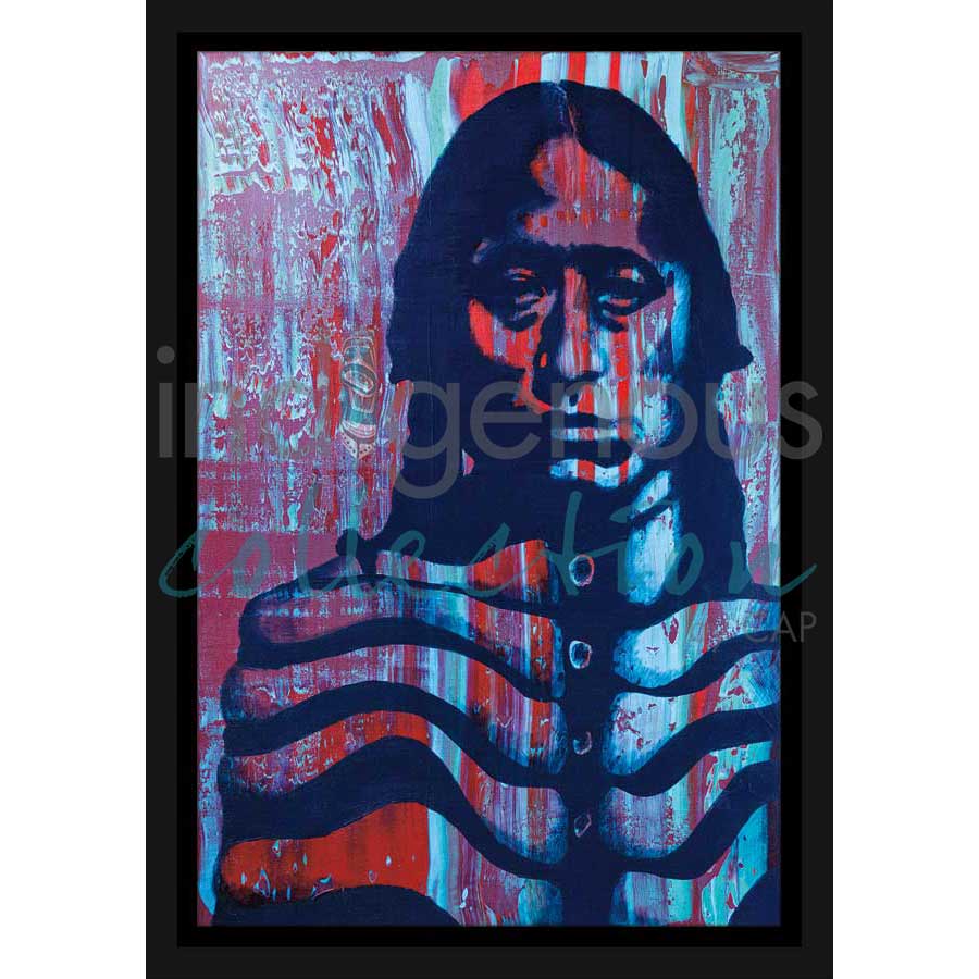 Stoic by artist Bill Hensley - Chickasaw. Indigenous Collection