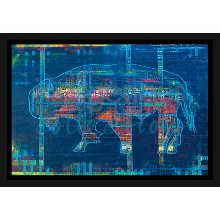 Bison I by artist Bill Hensley - Chickasaw. Indigenous Collection