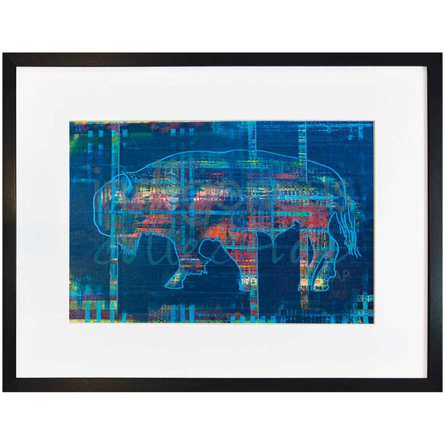 Bison I by artist Bill Hensley - Chickasaw. Indigenous Collection