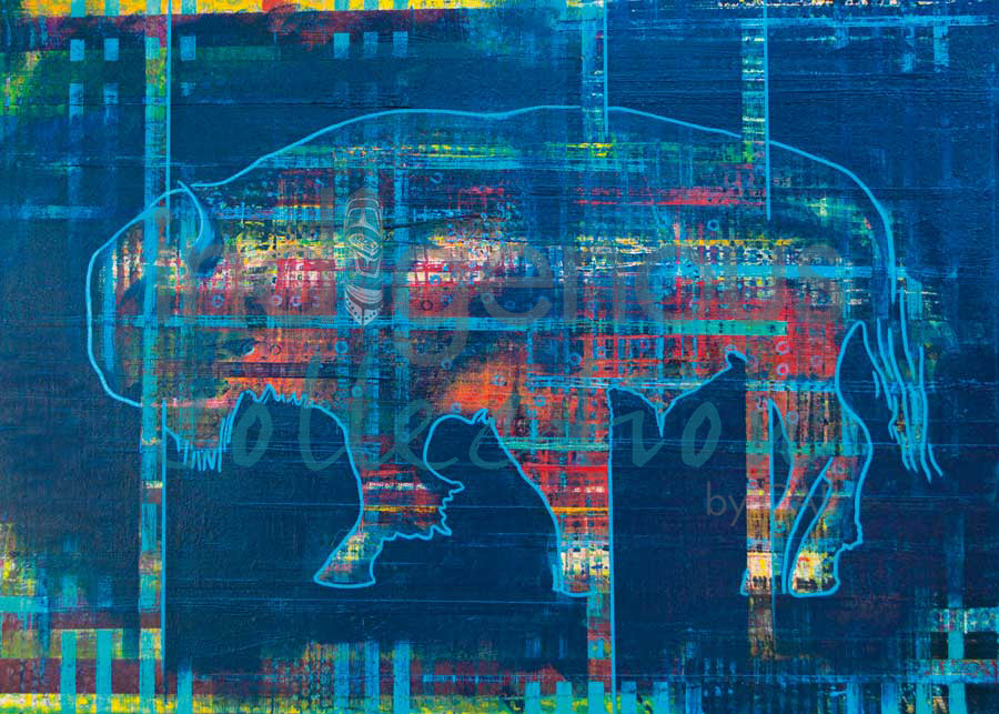 Bison I by artist Bill Hensley