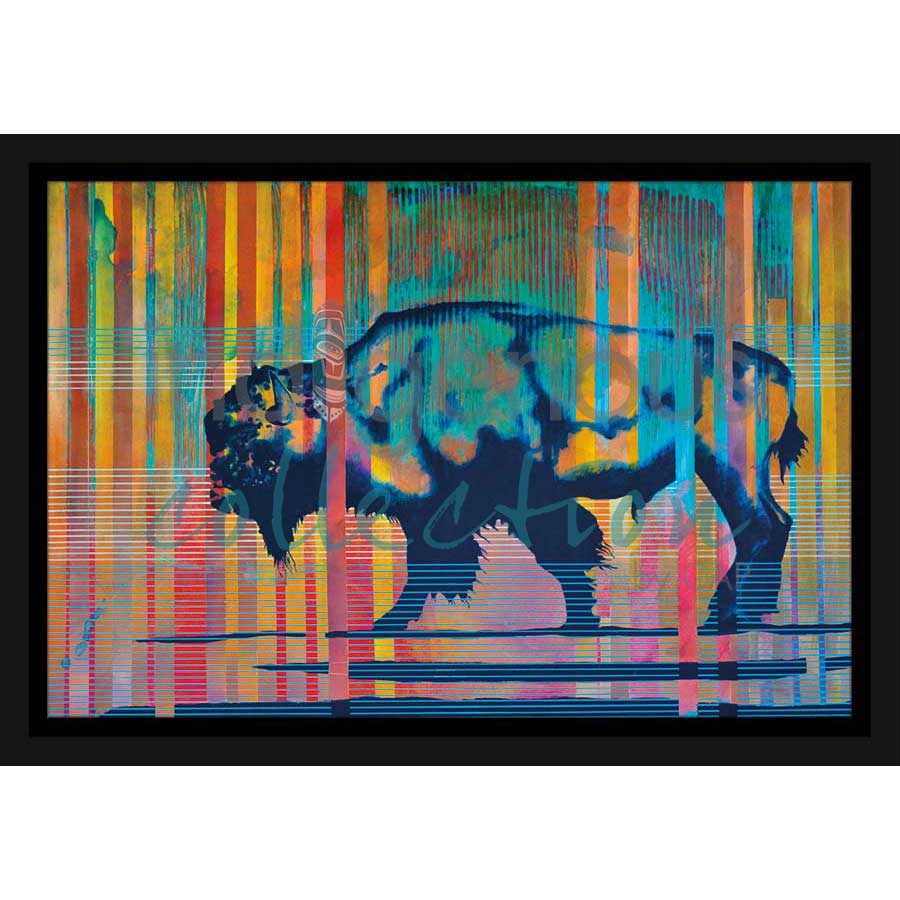 Bison III by artist Bill Hensley - Chickasaw. Indigenous Collection