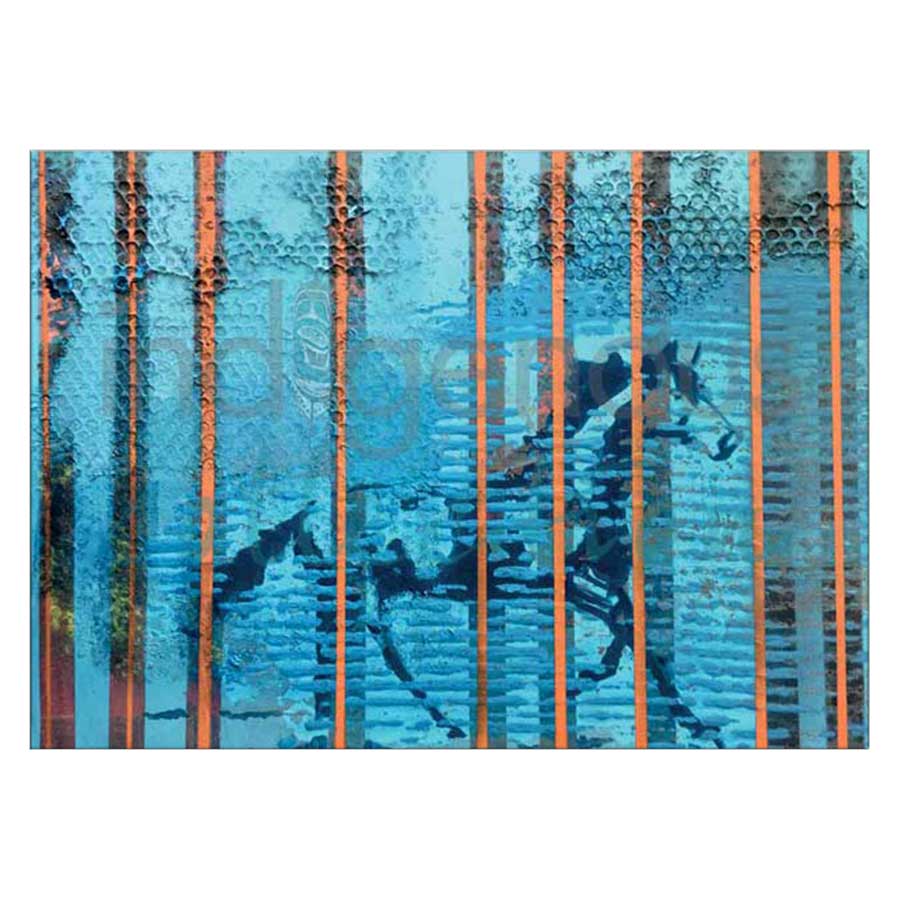 Blue Stallion Canvas Prints