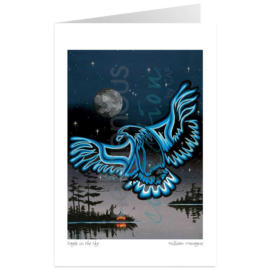 Eagle in the Sky by artist William Monague
