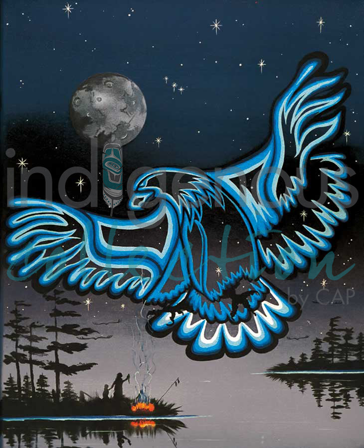Eagle in the Sky by artist William Monague