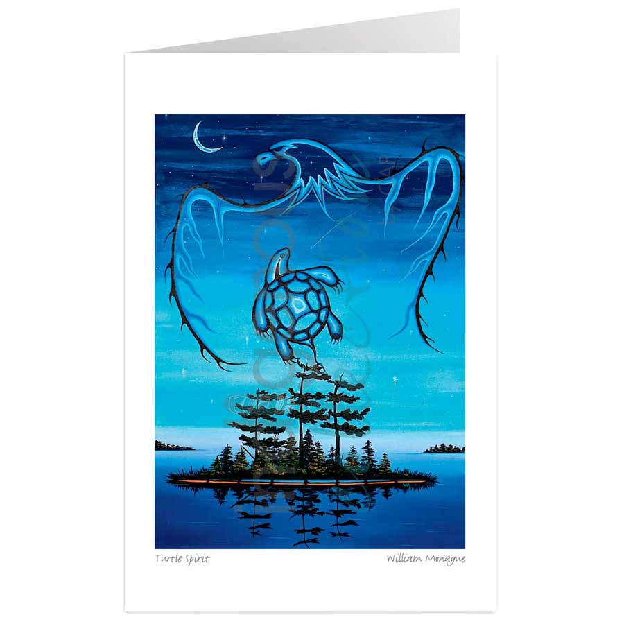 Eagles and Turtle by artist William Monague