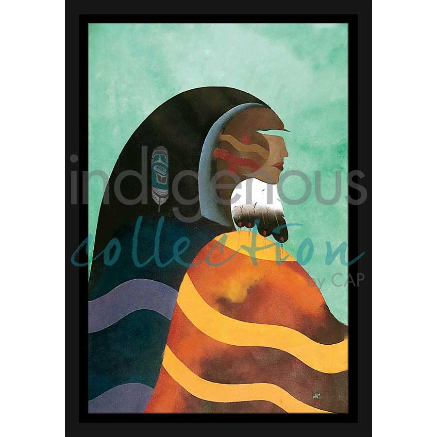 Face by artist William Monague - Ojibway. Indigenous Collection
