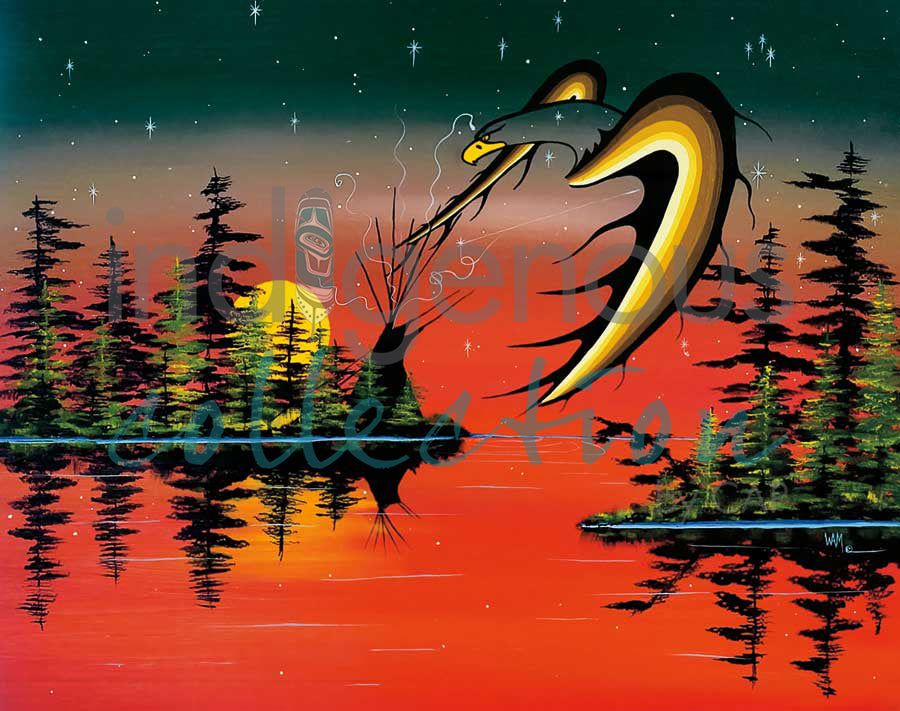 Medicine Tent by artist William Monague