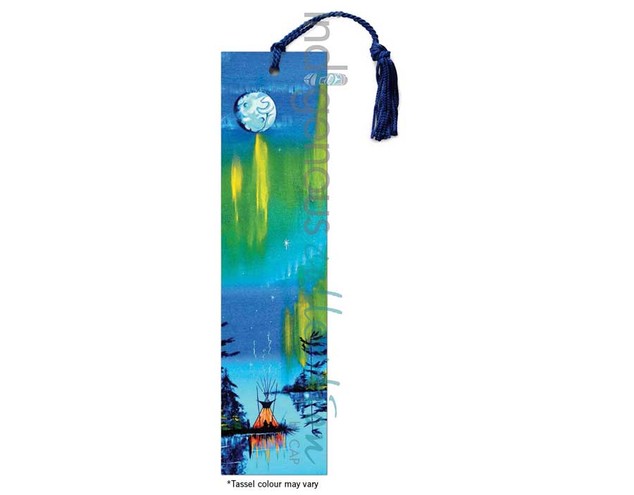 Northern Lights Bookmark by artist William Monague