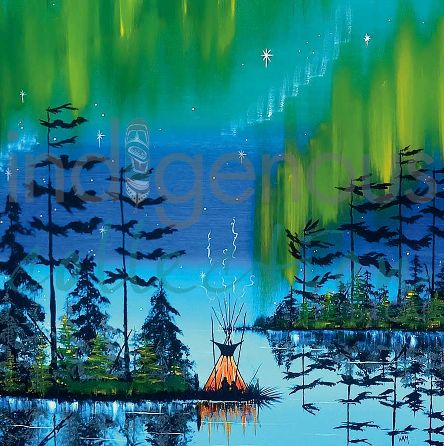 Northern Lights by artist William Monague