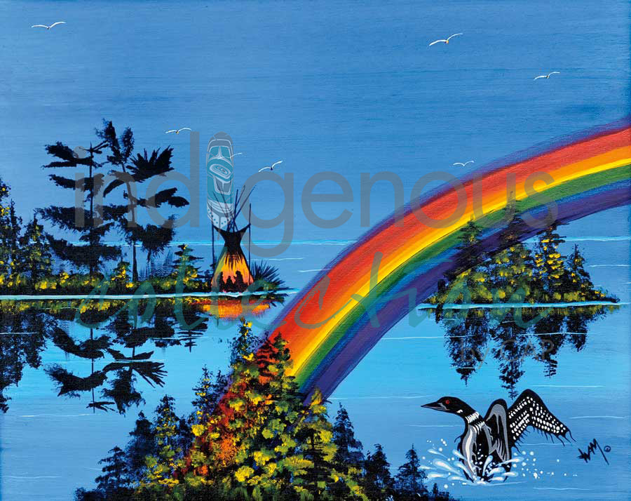 Rainbow by artist William Monague