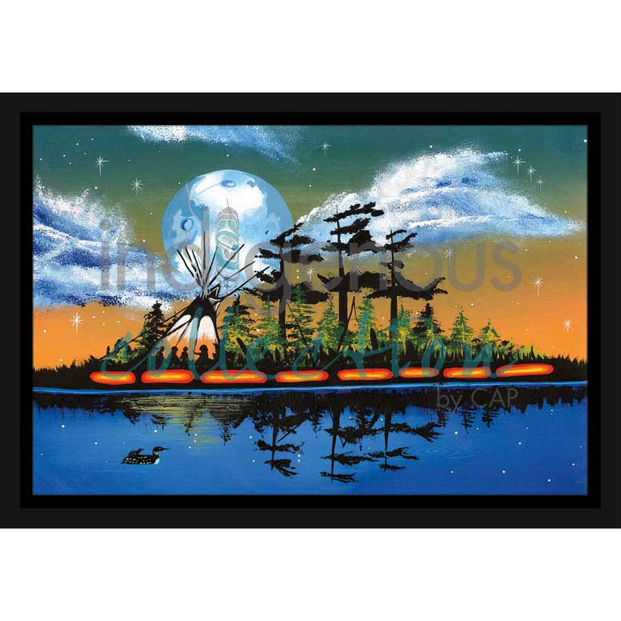 Teachings by artist William Monague - Ojibway. Indigenous Collection