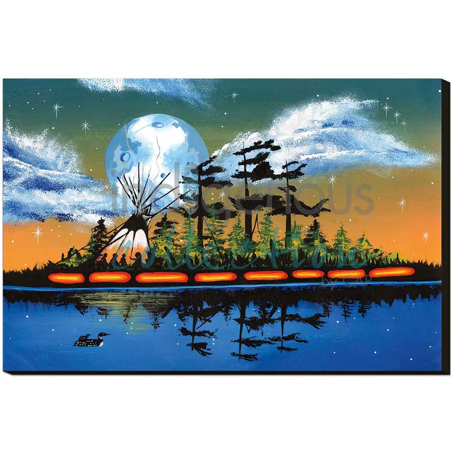 Teachings by artist William Monague - Ojibway. Indigenous Collection