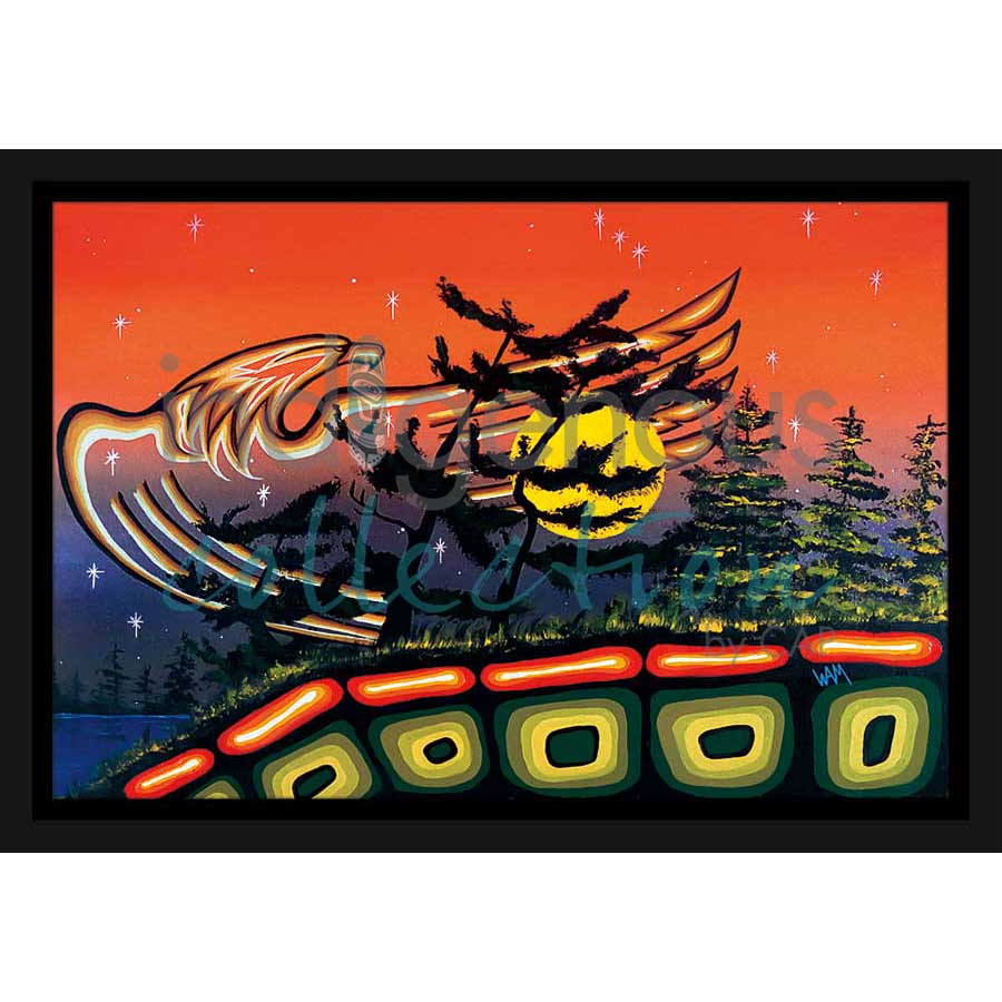 West Wind by artist William Monague - Ojibway. Indigenous Collection