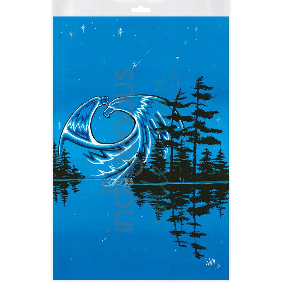 Two Eagles by artist William Monague - Ojibway. Indigenous Collection