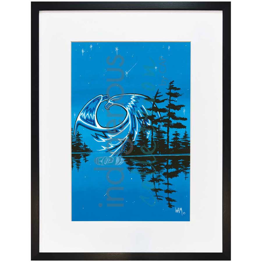 Two Eagles by artist William Monague - Ojibway. Indigenous Collection