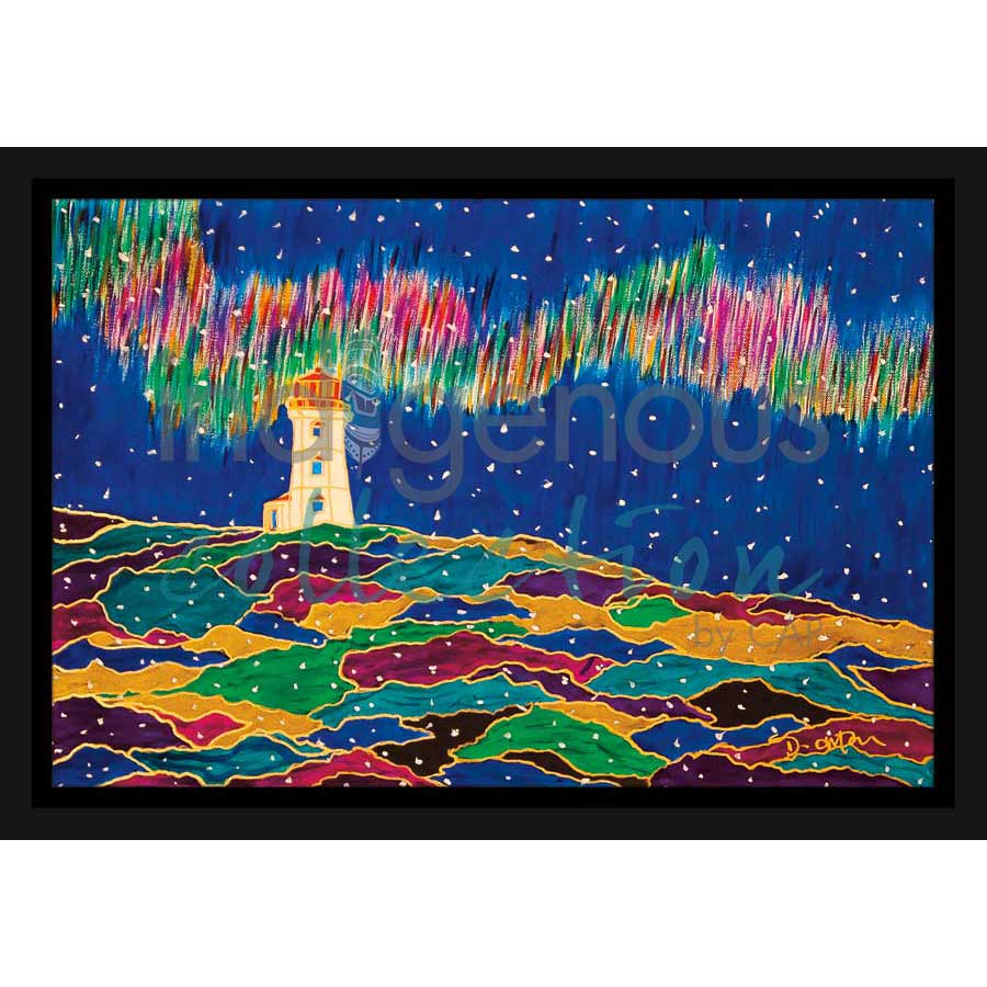 Peggy's Lights by artist Dawn Oman - Denesuline (Chipewyan). Indigenous Collection