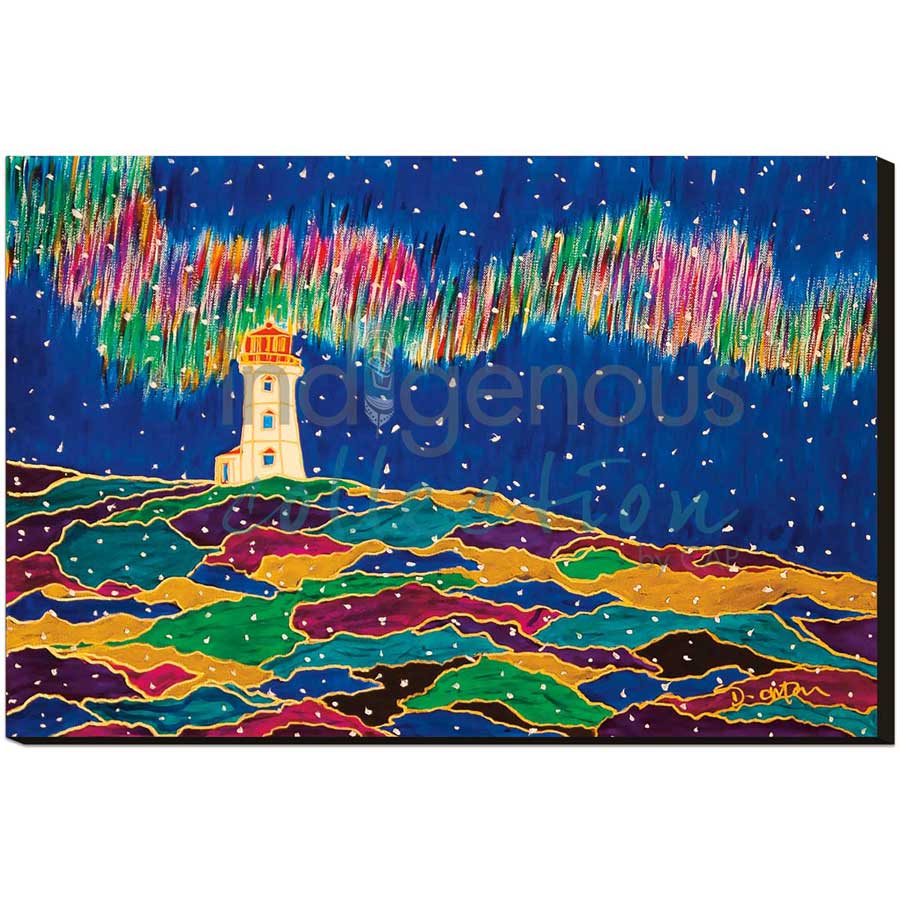 Peggy's Lights by artist Dawn Oman - Denesuline (Chipewyan). Indigenous Collection