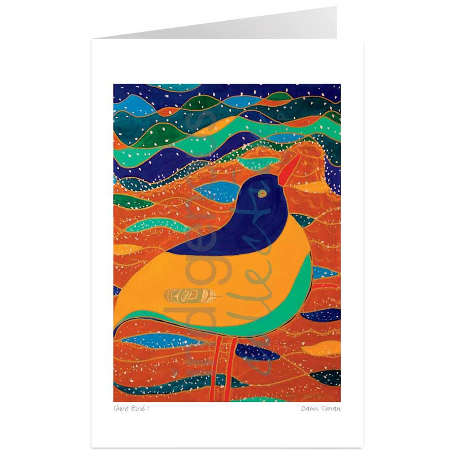 Shore Bird I by artist Dawn Oman