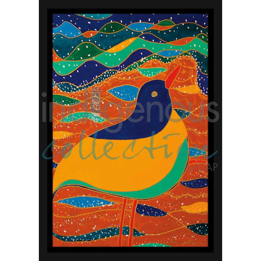 Shore Bird I by artist Dawn Oman - Denesuline (Chipewyan). Indigenous Collection