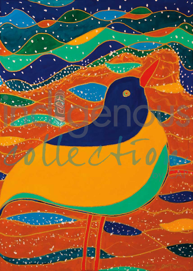 Shore Bird I by artist Dawn Oman