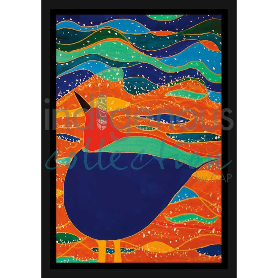 Shore Bird II by artist Dawn Oman - Denesuline (Chipewyan). Indigenous Collection