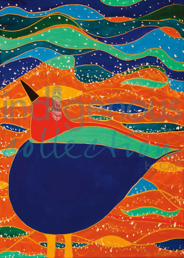 Shore Bird II by artist Dawn Oman