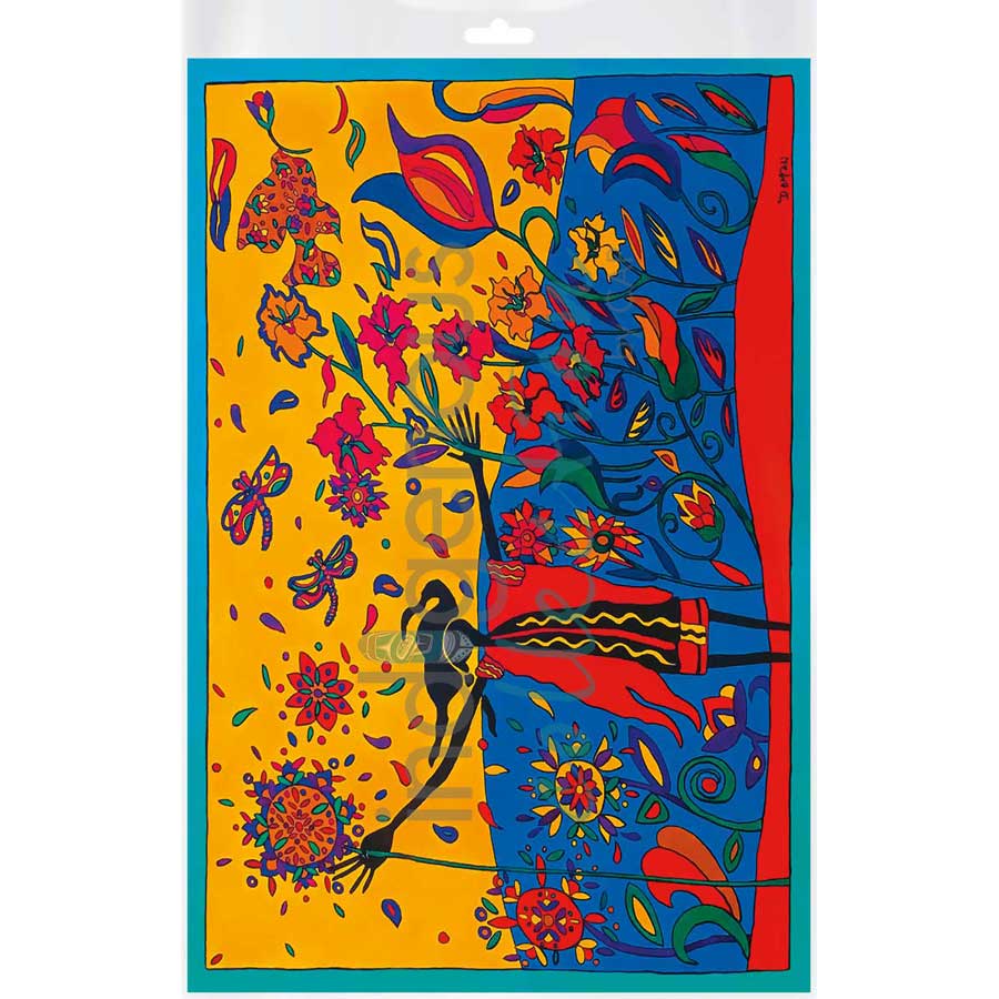 Wild Exuberance by artist Dawn Oman - Denesuline (Chipewyan). Indigenous Collection