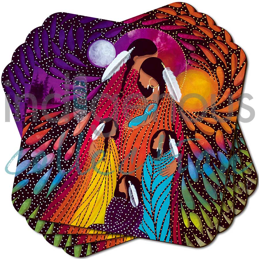 Family Coaster by artist Betty Albert