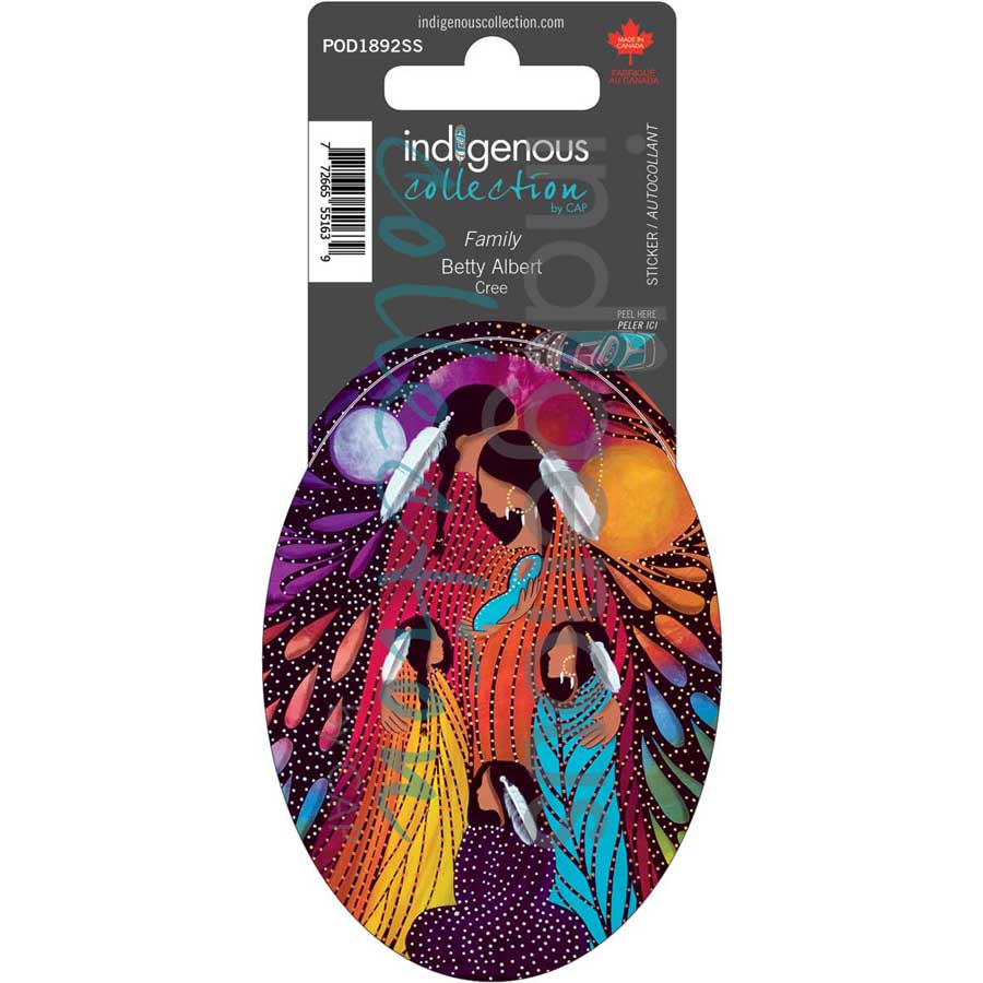 Family Sticker by artist Betty Albert