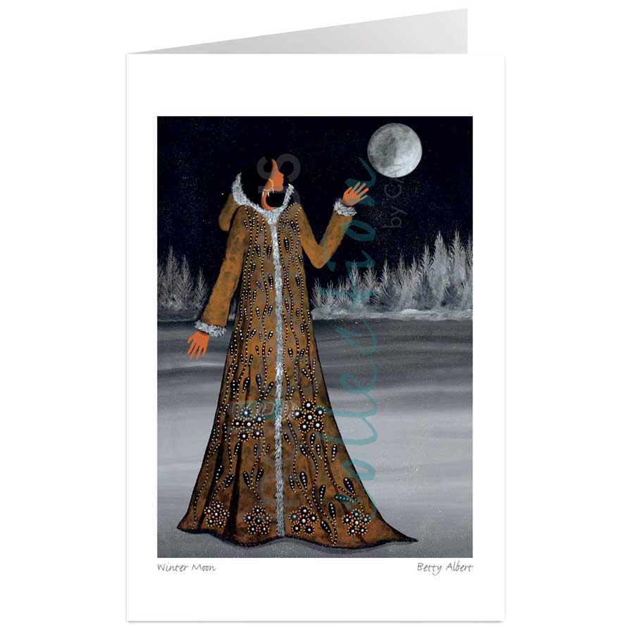 Winter Moon by artist Betty Albert
