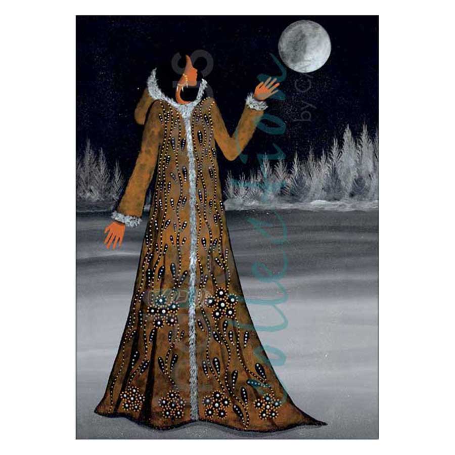 Winter Moon Canvas Prints