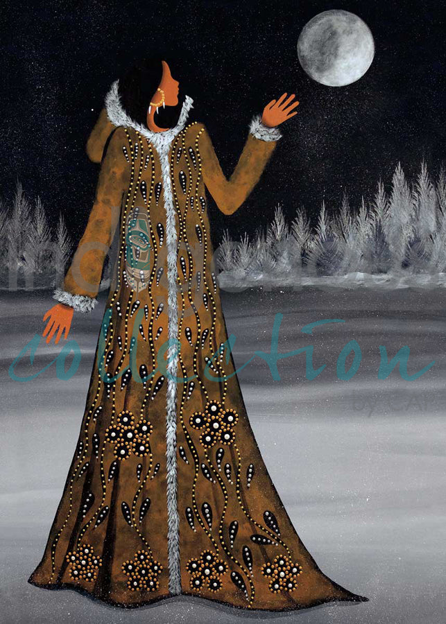 Winter Moon by artist Betty Albert