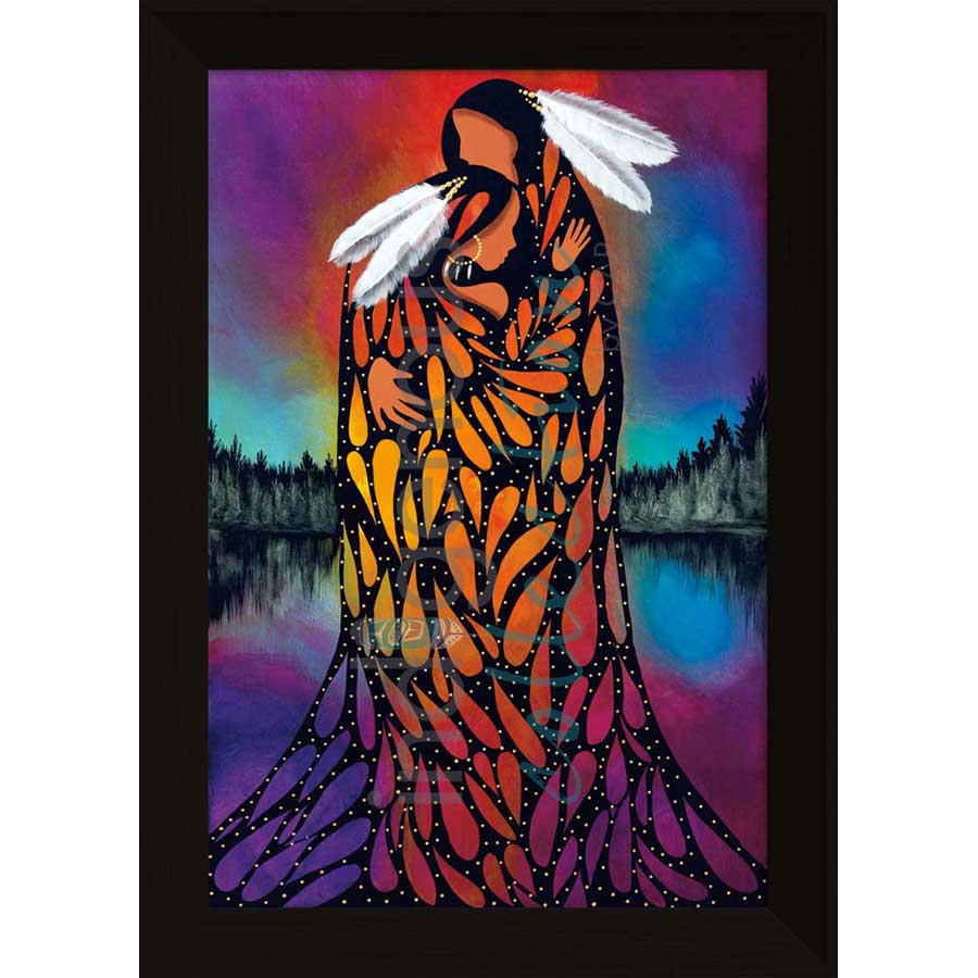 Young Love by artist Betty Albert - Cree. Indigenous Collection