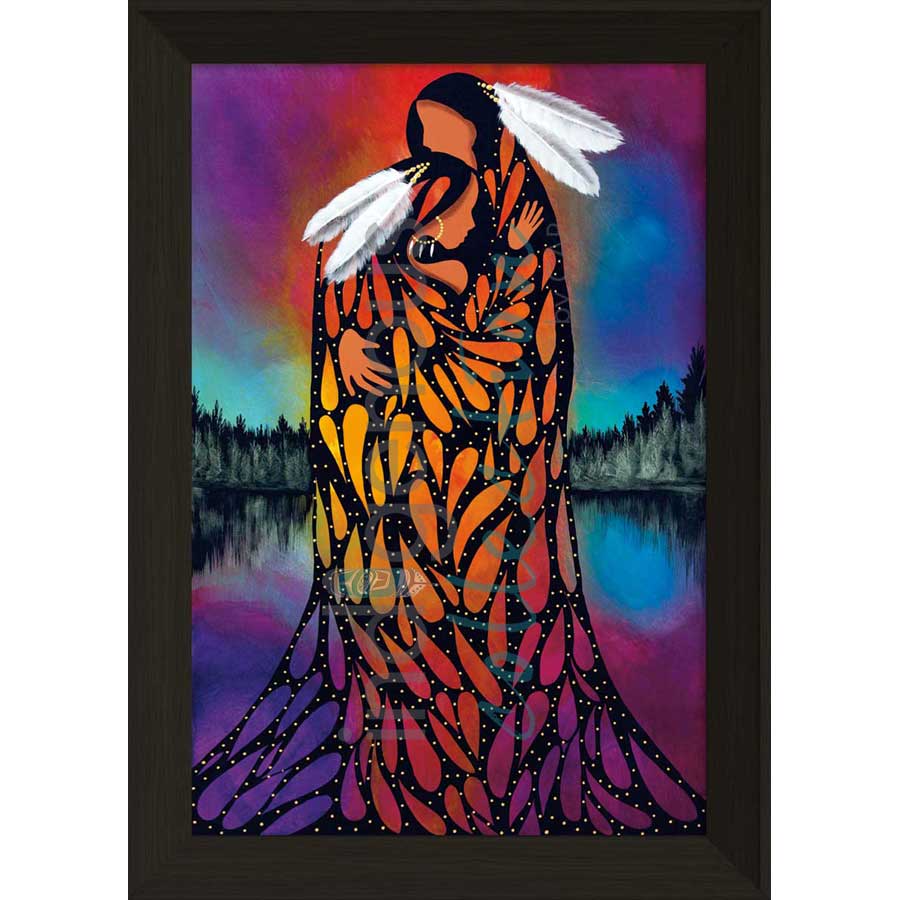 Young Love by artist Betty Albert - Cree. Indigenous Collection