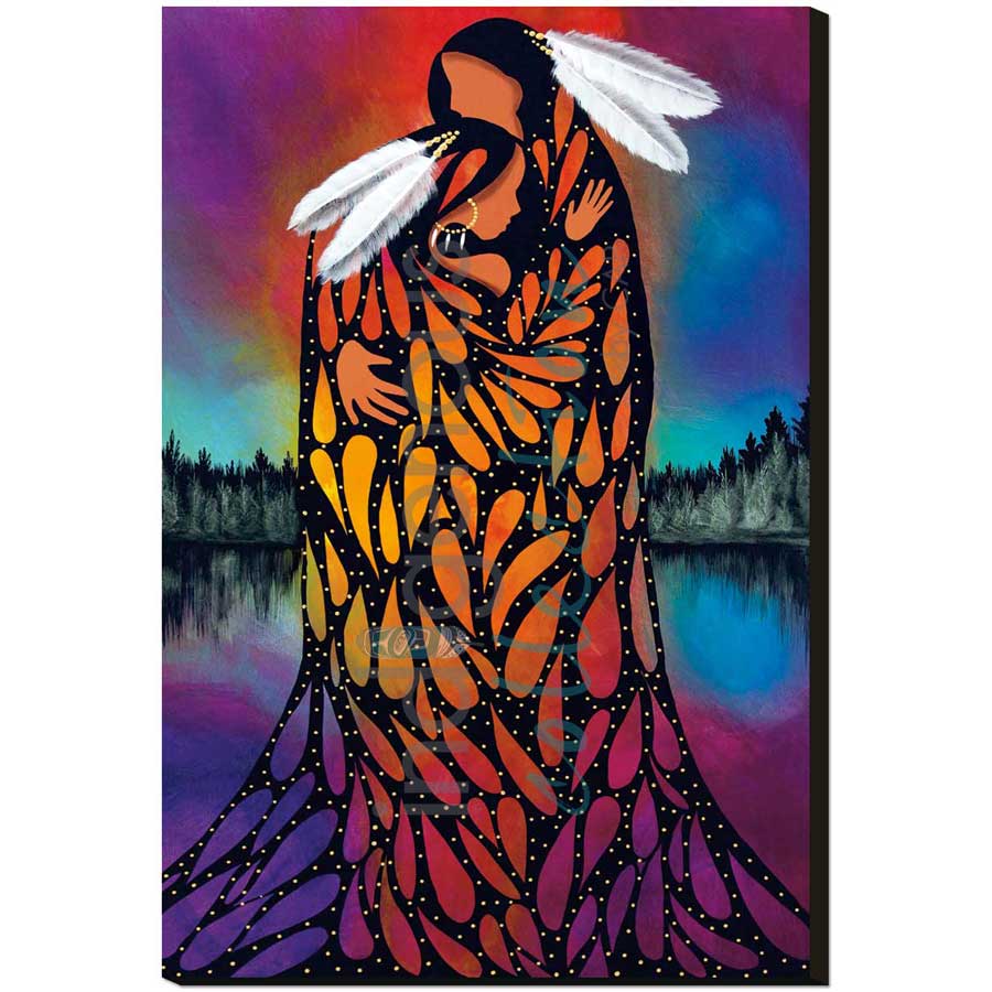 Young Love by artist Betty Albert - Cree. Indigenous Collection