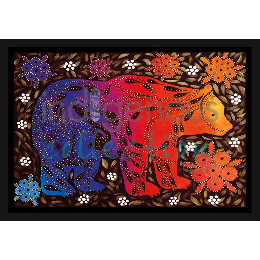 Spring Feast by artist Betty Albert - Cree. Indigenous Collection